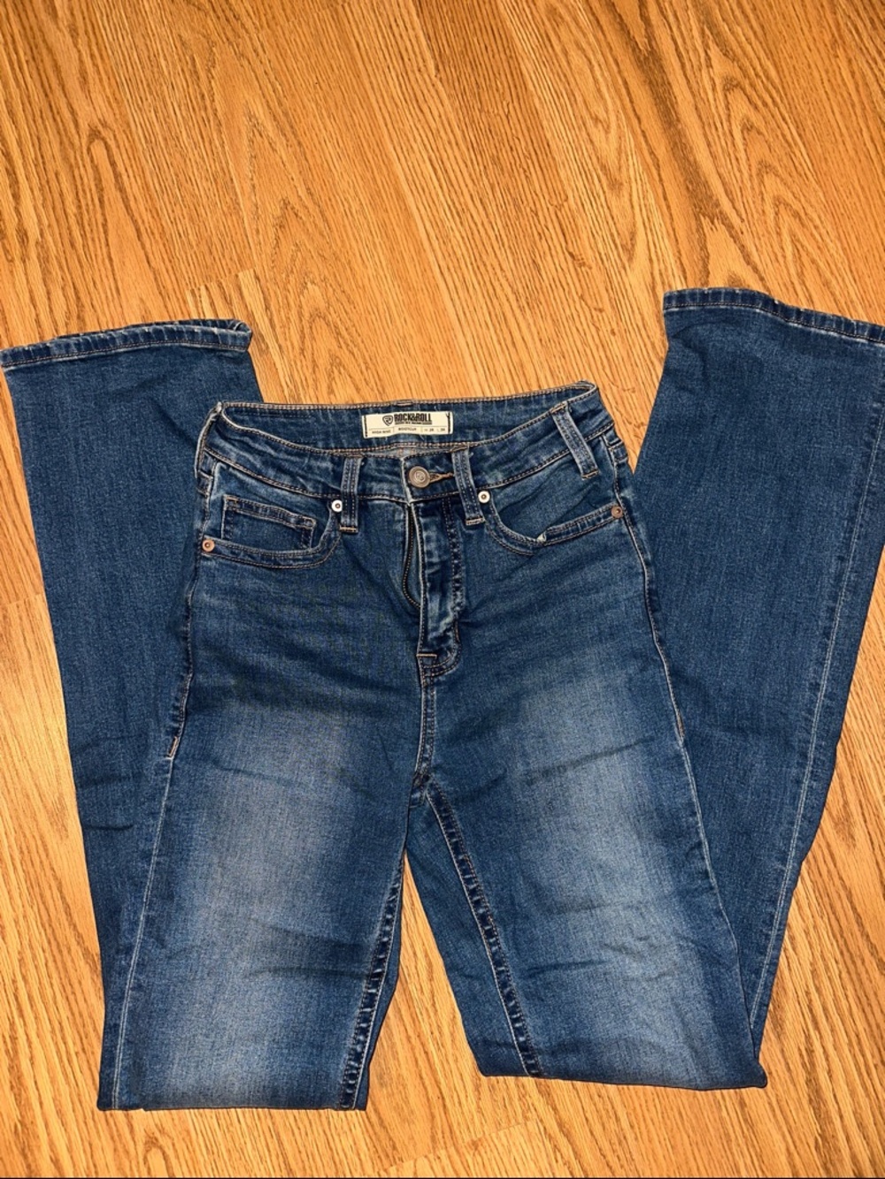 Rock & Roll Denim High Rise Boot Cut Jeans
